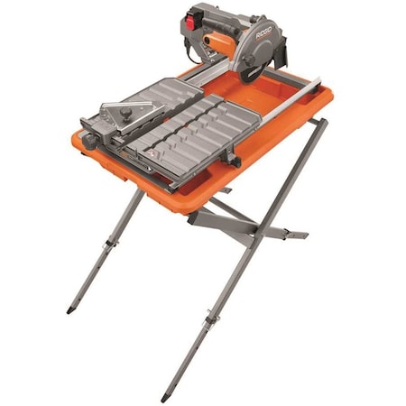 Techtronic Industries Co. RIDGID 9 Amp Corded 7 in. Wet Tile Saw with Stand R4031S